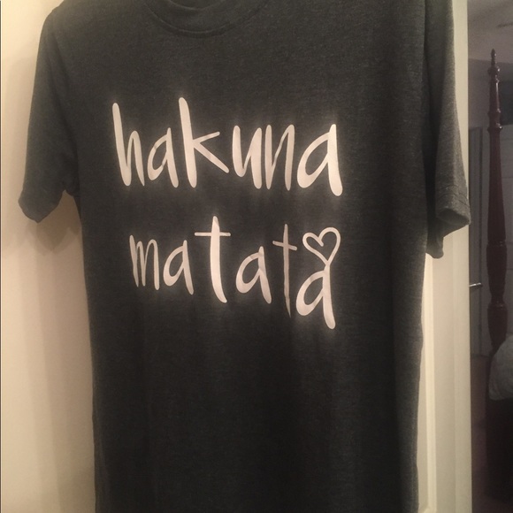 Ladies Hakuna Matata medium tshirt. New. Not worn. - Picture 2 of 5
